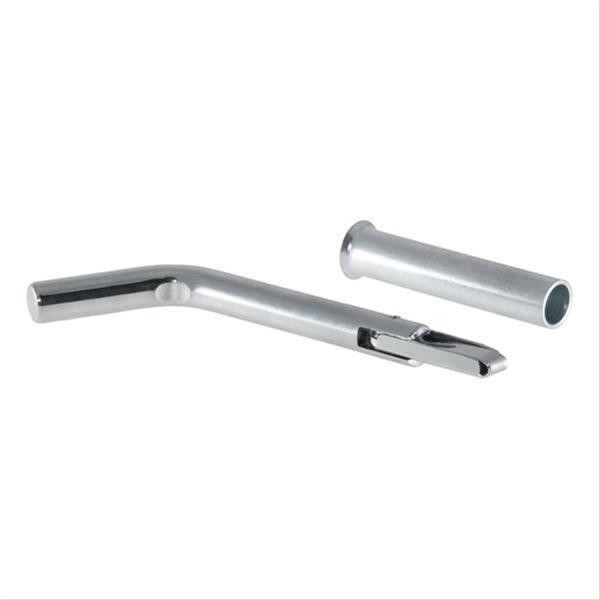 CURT Receiver Pins and Clips 21561 Hitch Pin, 0.500 in. Diameter with Swivel, Includes 0.625 in. Adapter, Fits 1.250 in. or 2.000 in. Tubes, Steel, Zinc Plated, Each thumbnail 4