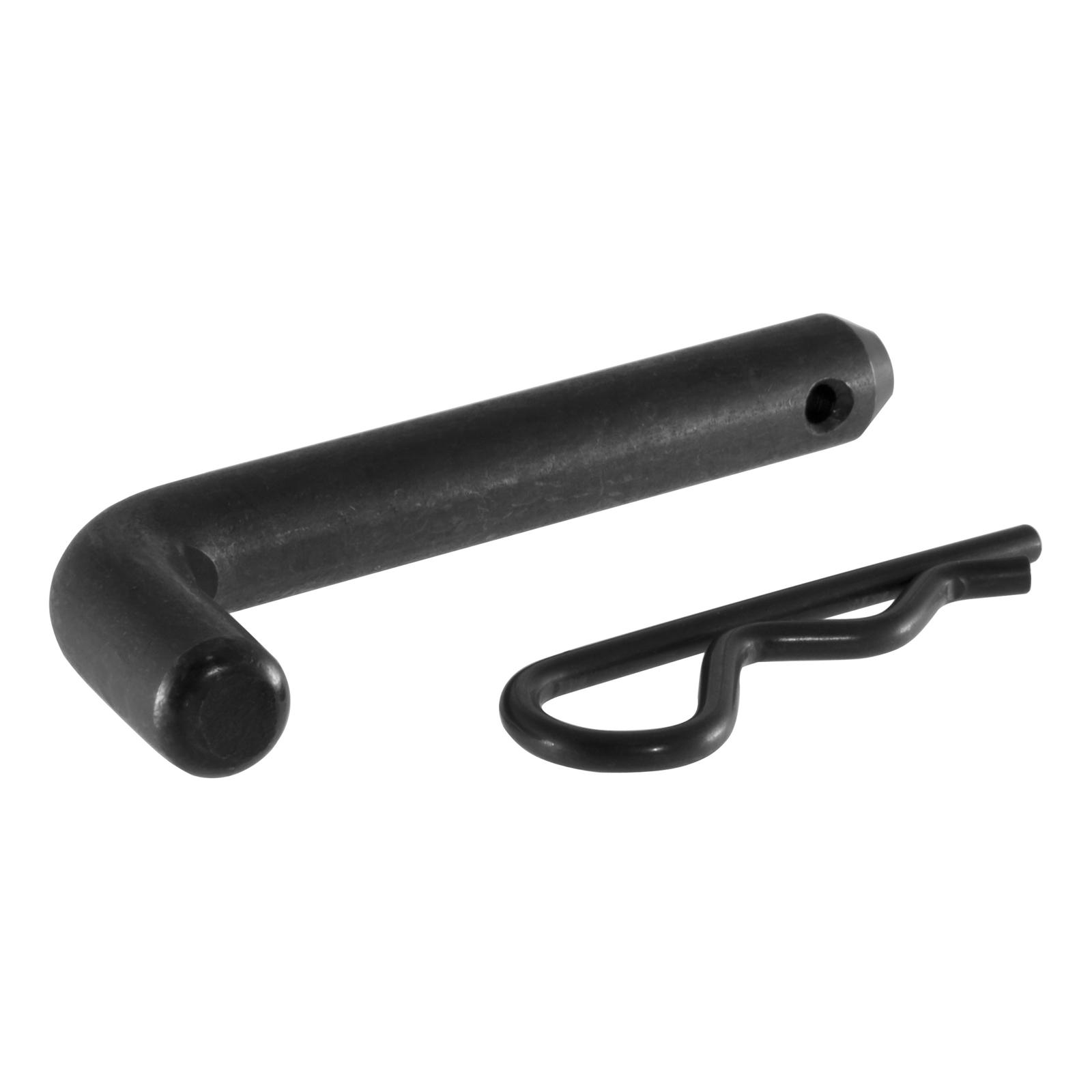 CURT Receiver Pins and Clips 21579 Hitch Pin, 5/8 in.Diameter, Steel, Black Zinc, Clip, Kit thumbnail 2