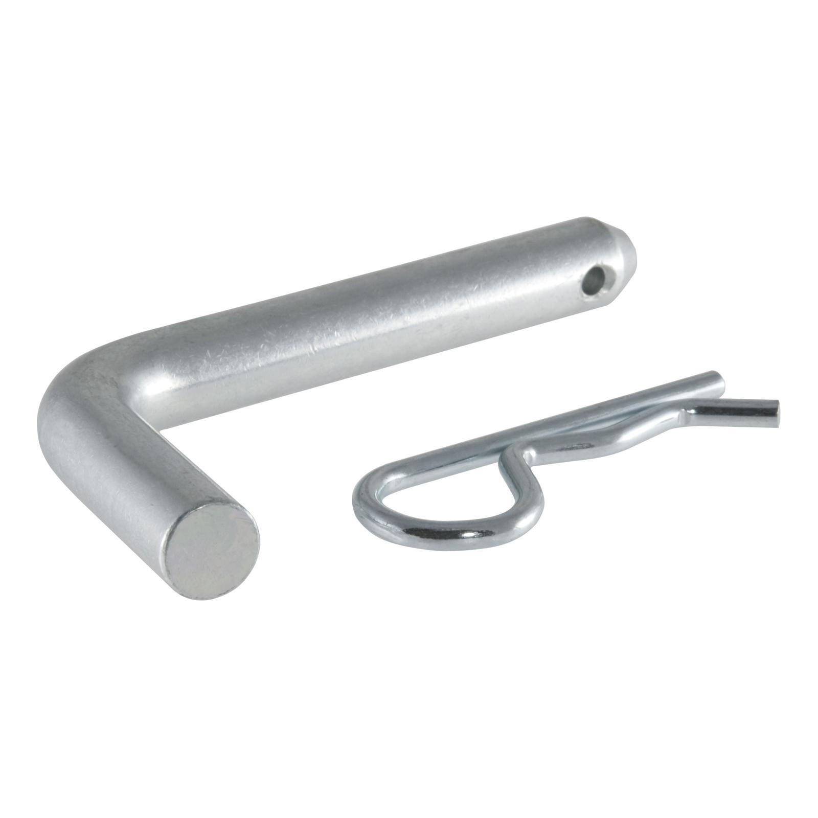 CURT Receiver Pins and Clips 21580 Hitch Pin, 5/8 in. Diameter, Steel, Zinc Plated, Each