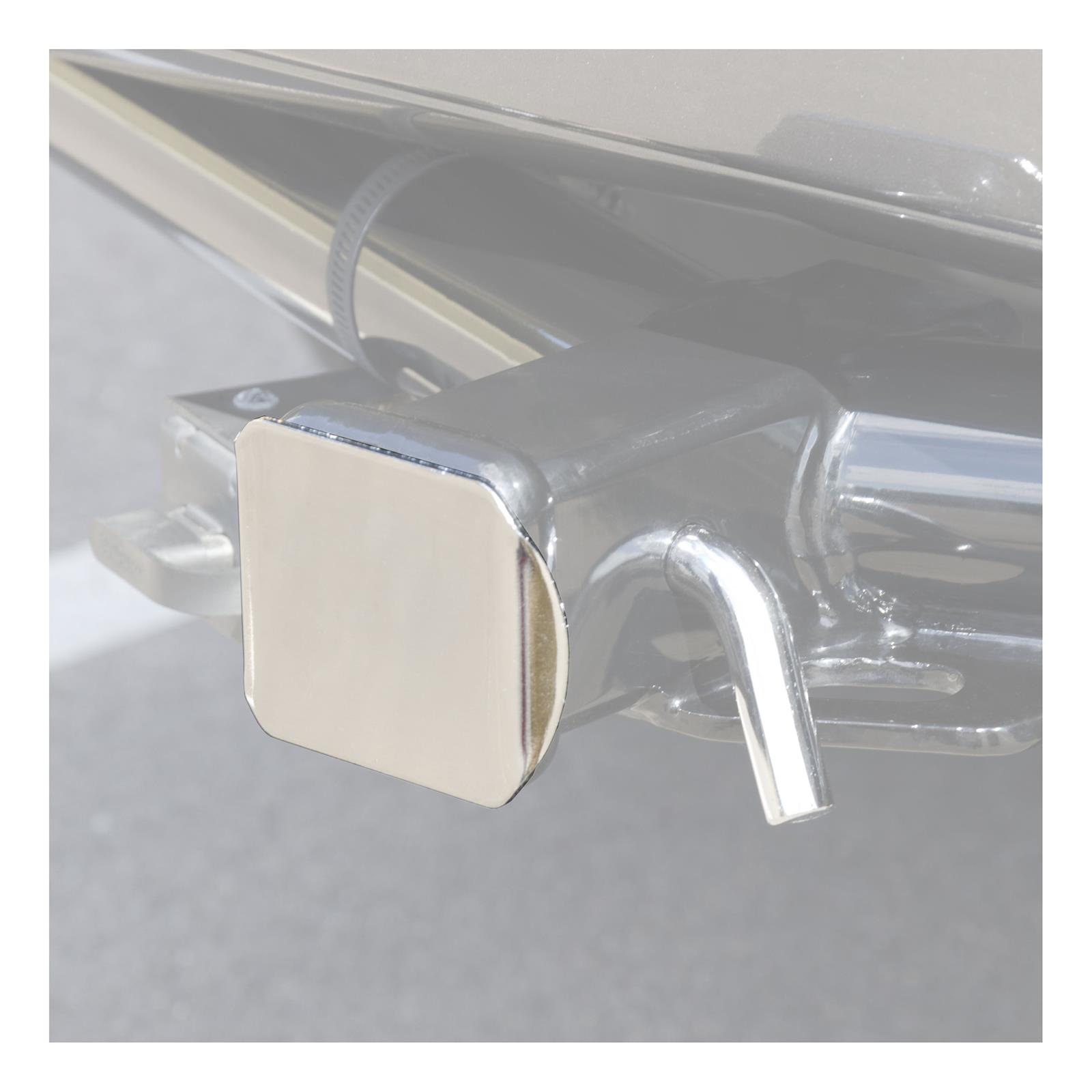 CURT Hitch Tube Covers 22111 Receiver Cover, 2 in. x 2 in., Chrome thumbnail 3