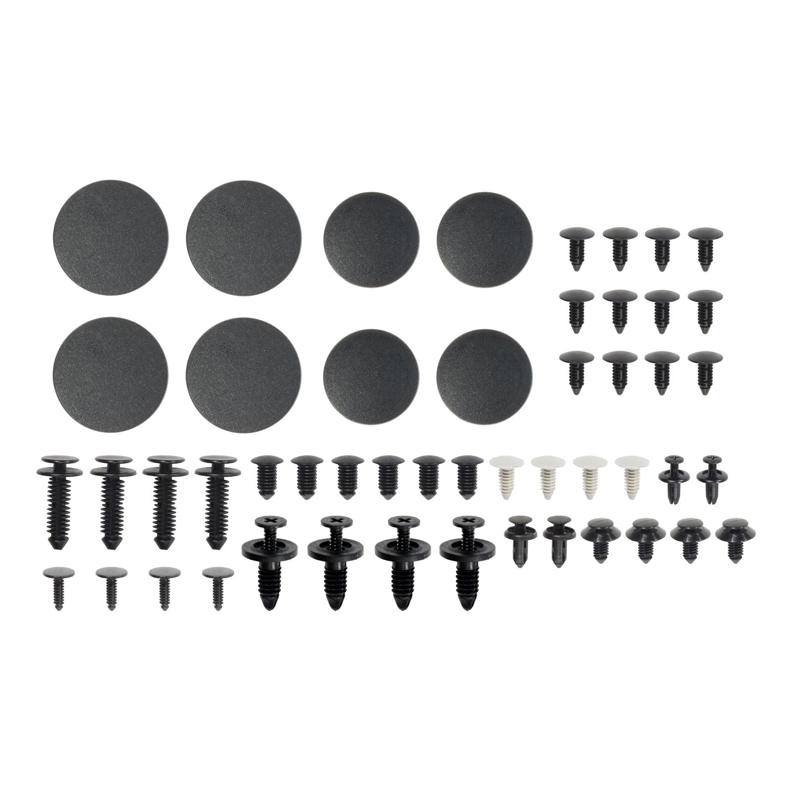 CURT Pro-Finishing Packs 22322 Interior Trim Panel Fasteners, Plastic, Set