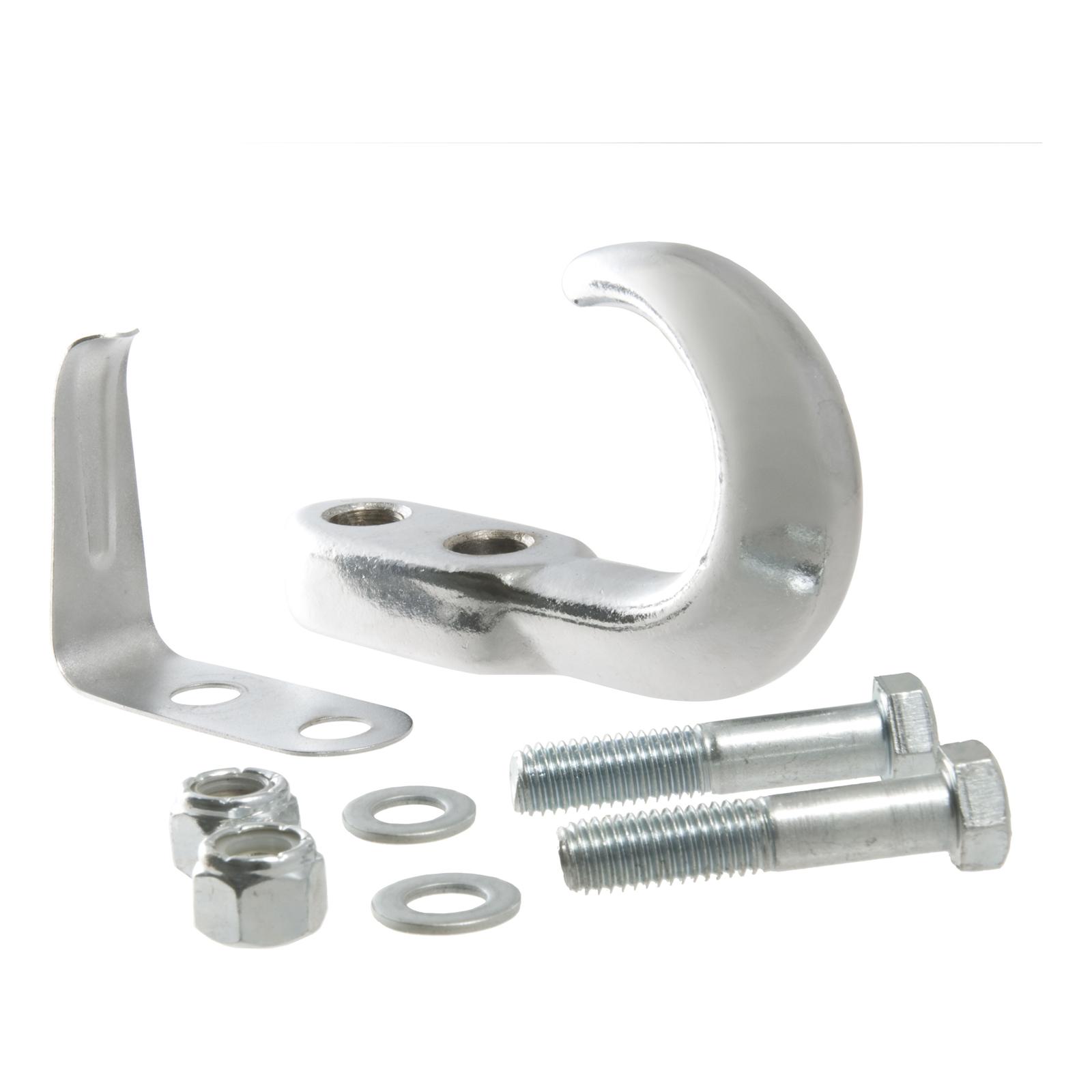 CURT Tow Hooks 22401 Hook, Chrome, with Hardware