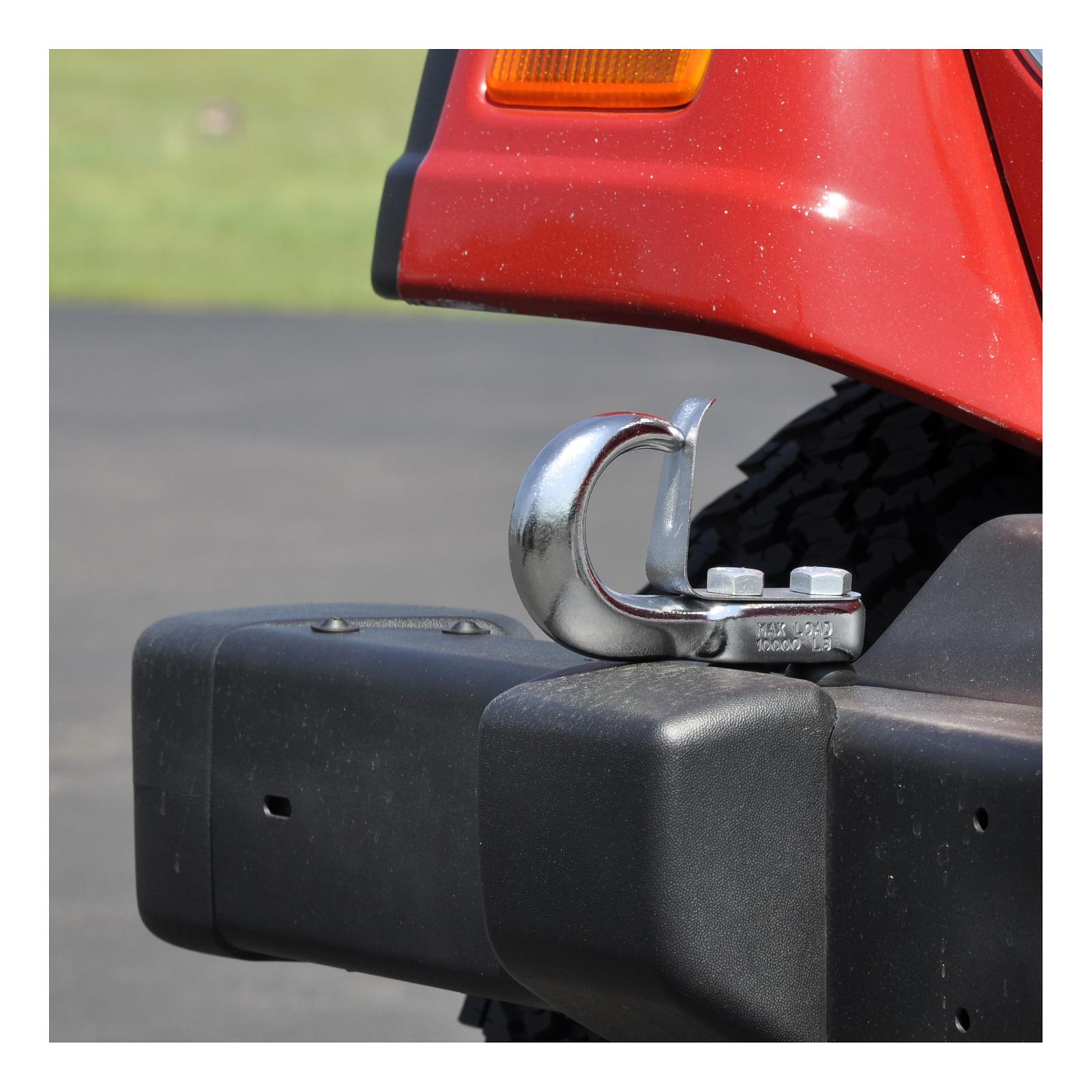 CURT Tow Hook Mounts 22411 Hook, Forged, Heat Treated, Black, 10.000 lb. GTW, Hardware, Each thumbnail 2