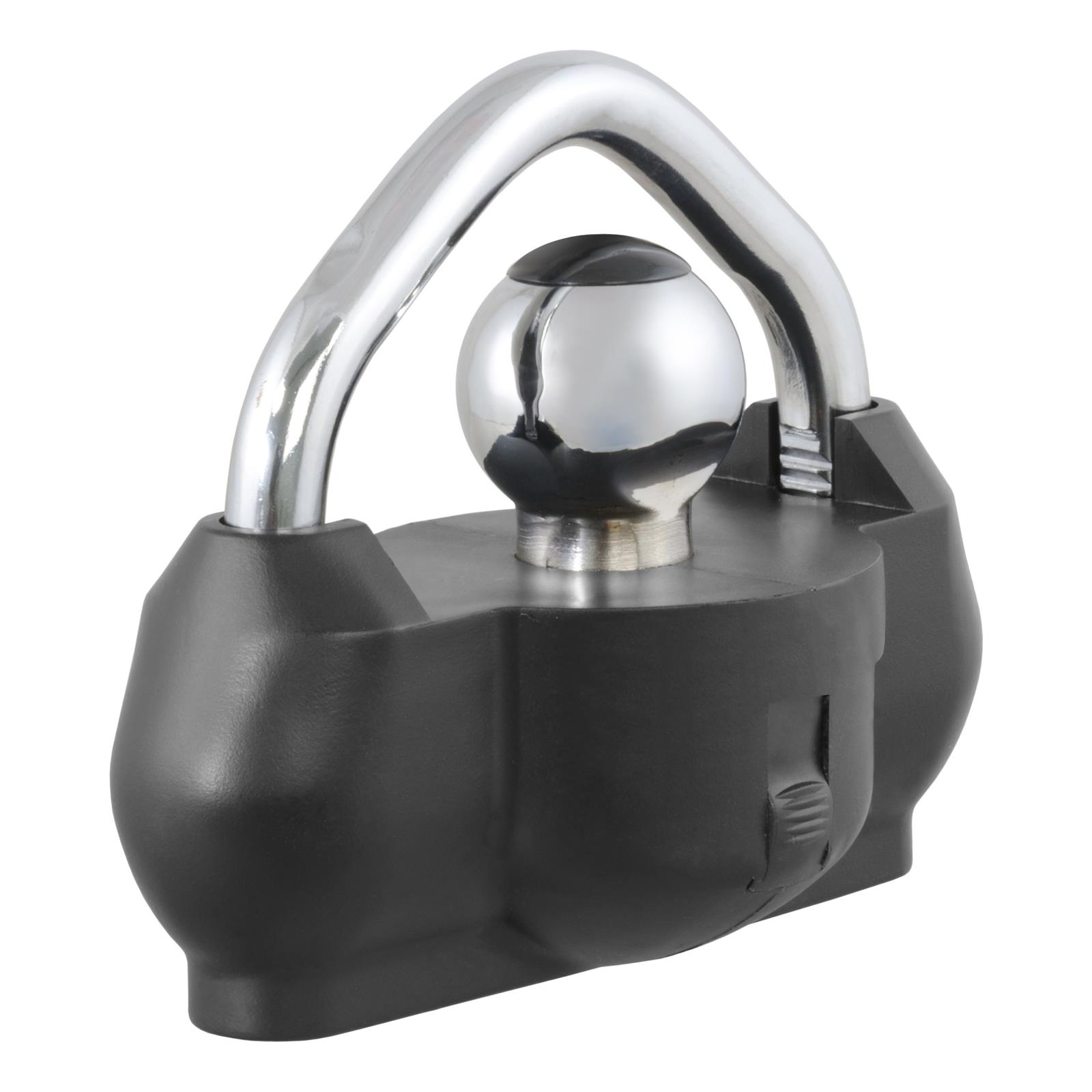 CURT Trailer Locks 23179 Lock, Coupler, Steel, Black Powdercoated/Chrome, Two Keys, Each thumbnail 3