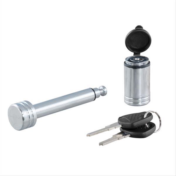 Curt Manufacturing Receiver Hitch and Coupler Locks 23501 LOCK, CHROME, 1/2" CHROME