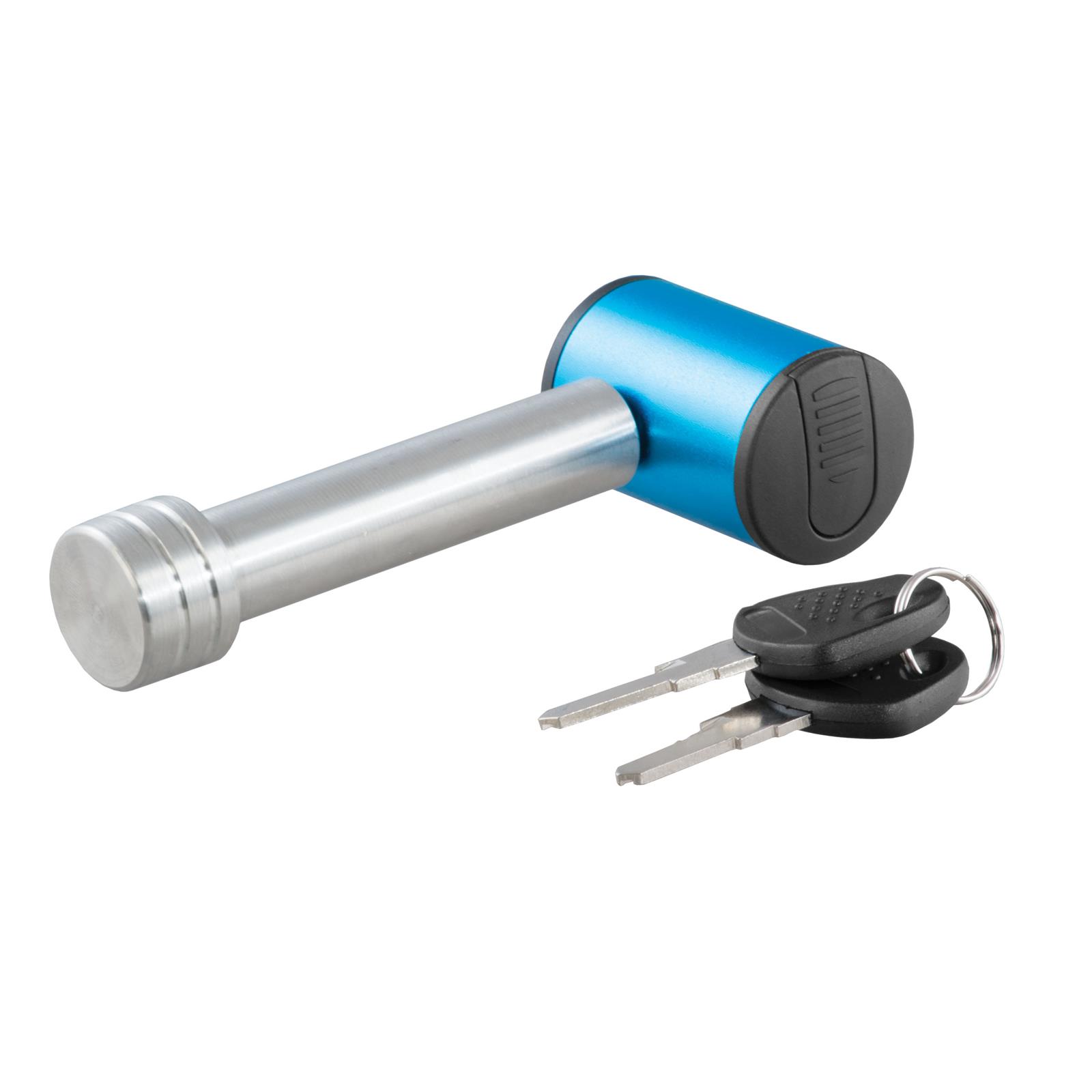 CURT Receiver Locks 23502 Hitch Lock, Stainless Steel Pin, Natural, Keys, 0.625 in. Hole Size, 2 in. Receiver, Each thumbnail 3