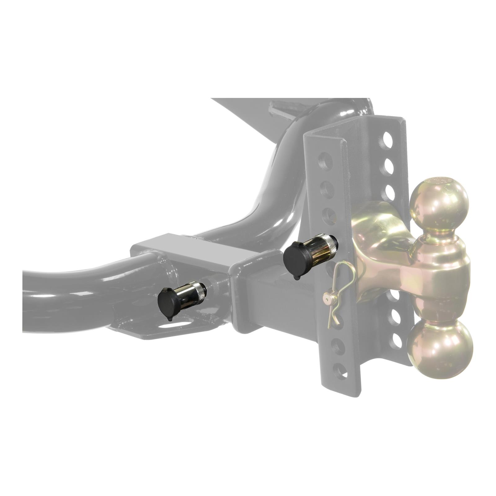 CURT Channel Mount Lock Sets 23556 Locks, Receiver and Ball Locks Type, Steel, Chrome, Keys, Pair thumbnail 3