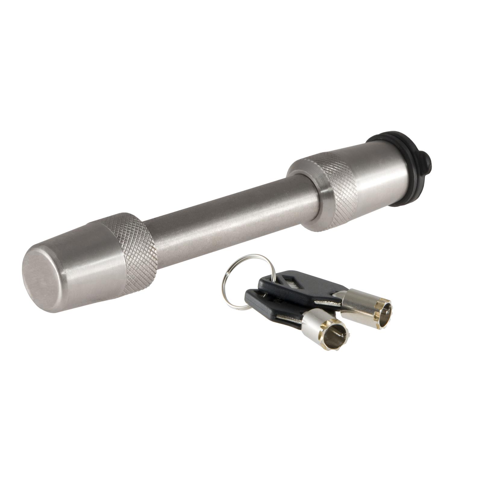 CURT Receiver Locks 23580 Hitch Lock, 1/2 in. Pin, 5/8 in. Adapter Sleeve, Stainless, 2 Keys, 1.25-2 in. Receiver, Each thumbnail 2