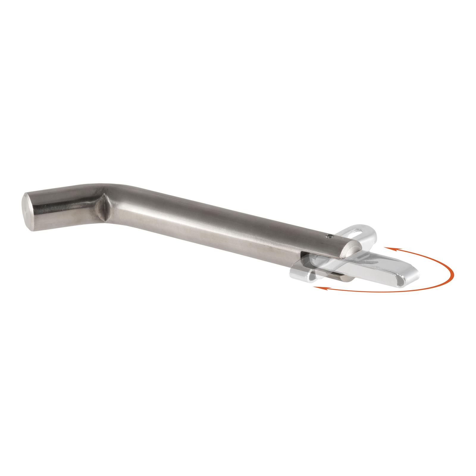 CURT Receiver Pins and Clips 23582 Hitch Pin, 5/8 in. Diameter, Stainless Steel, Natural, Kit thumbnail 4