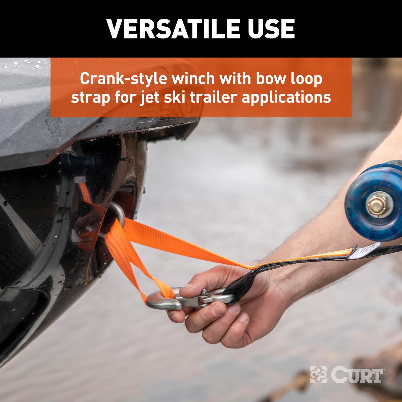 Curt Manufacturing Hand Winches 25002 Trailer Winch thumbnail 4