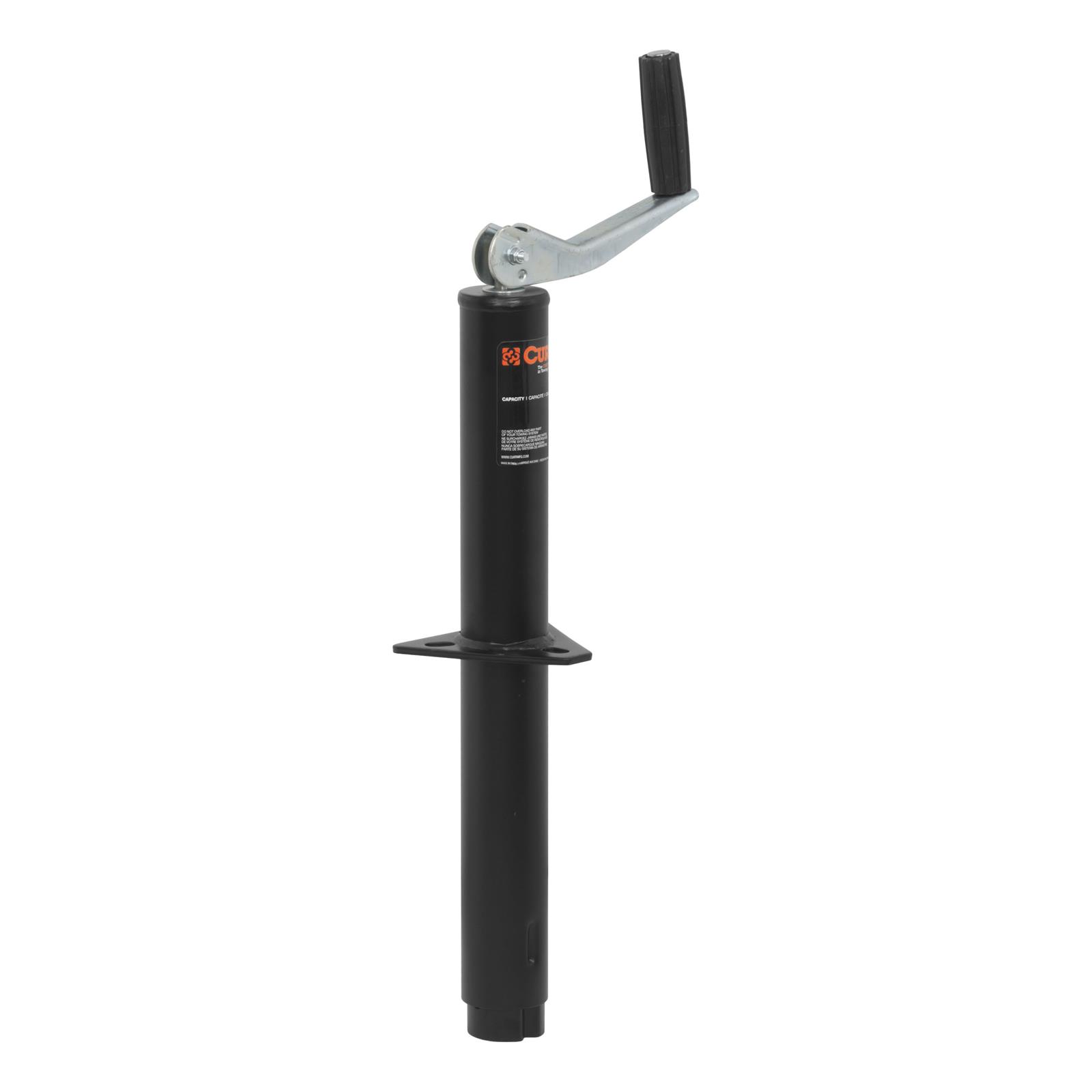 CURT A-Frame Jacks 28250 Trailer Jack, A-Frame, 5,000 lb. Capacity, 14 in. Travel, Steel, Black, Top Wind, Each thumbnail 2