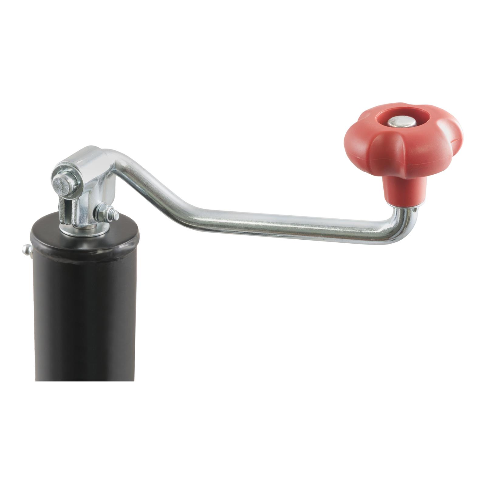 CURT Pipe-Mount Swivel Jacks 28320 Trailer Jack, Pipe Mount, Weld On, 2,000 lb. Capacity, 10 in. Travel, Steel, Painted, Top Wind, Each thumbnail 7