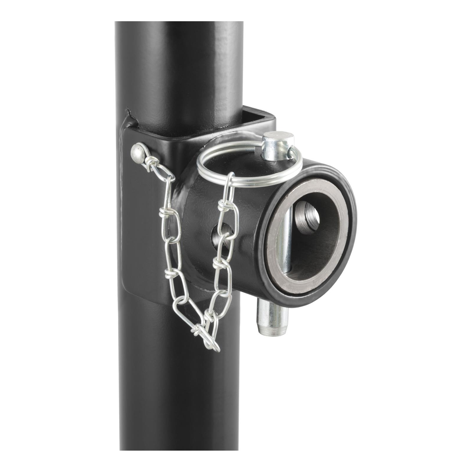CURT Pipe-Mount Swivel Jacks 28323 Trailer Jack, Pipe Mount, Weld On, 2,000 lb. Capacity, 15 in. Travel, Steel, Painted, Top Wind, Each thumbnail 7