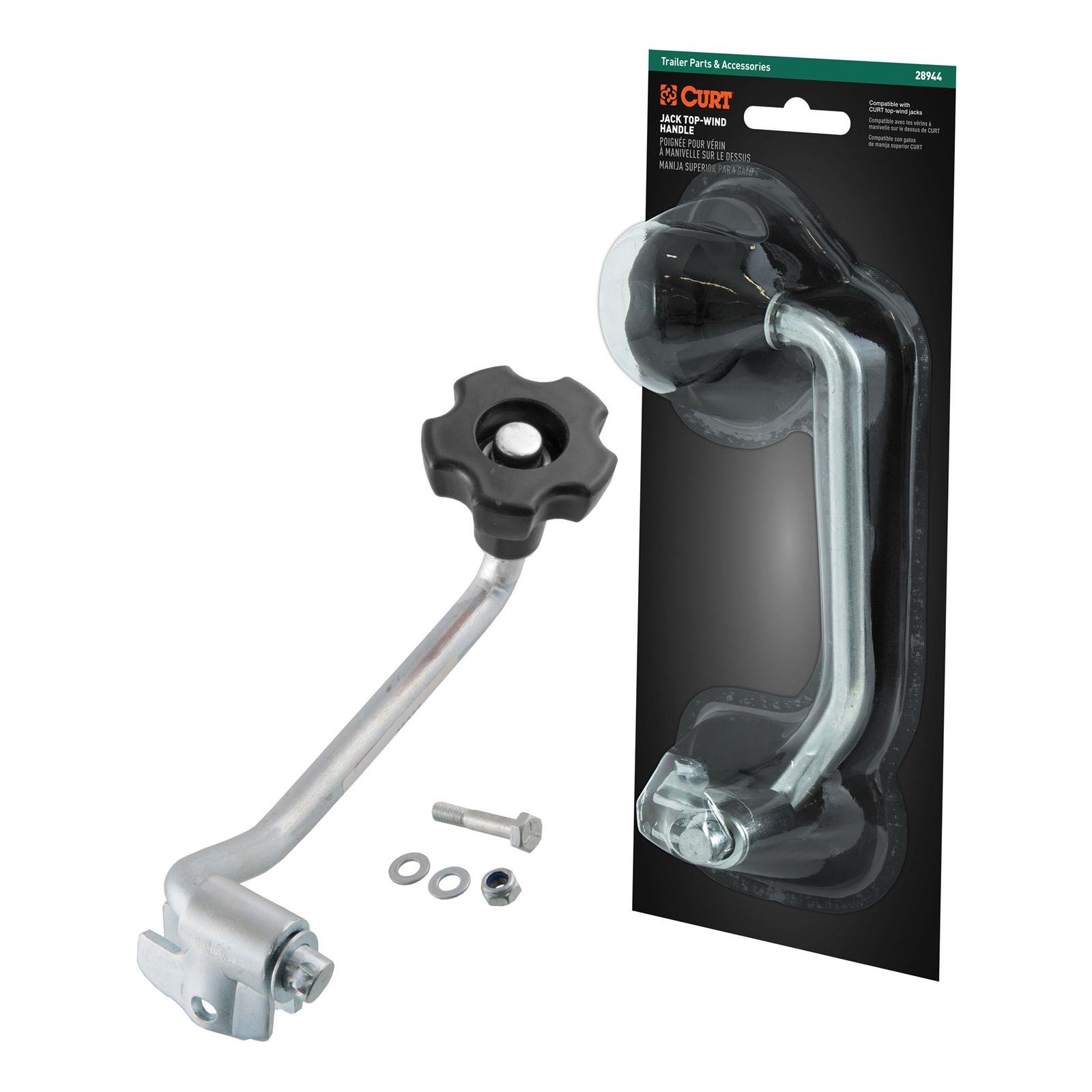 Curt Manufacturing Trailer Jack Replacement Parts 28944 Top-Wind Handle thumbnail 2