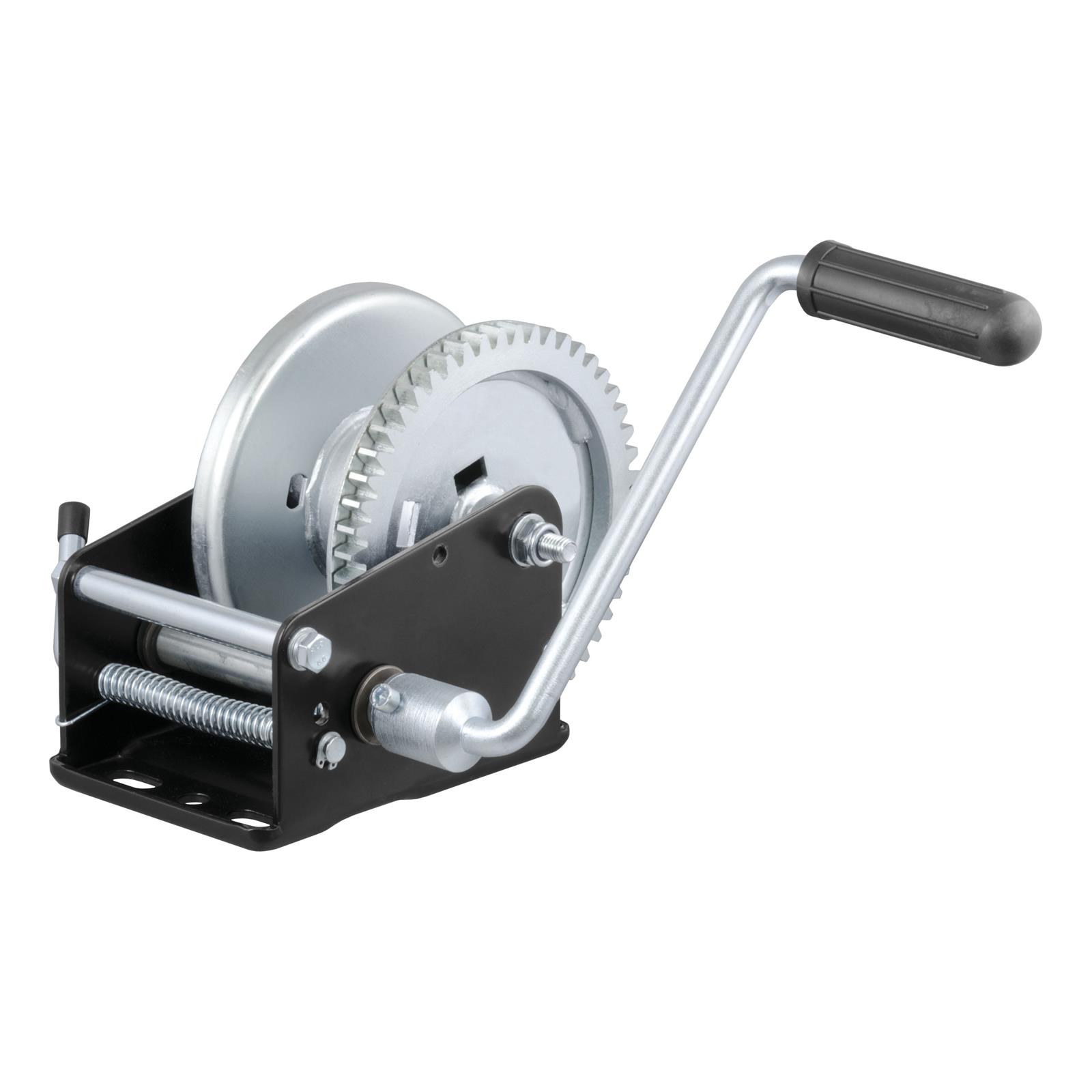 CURT Hand Winches 29427 Winch, Manual, 5.1:1 Gear Reduction Ratio, 1,700 lbs. Pull Rating, 8.00 in. Handle Length, Each