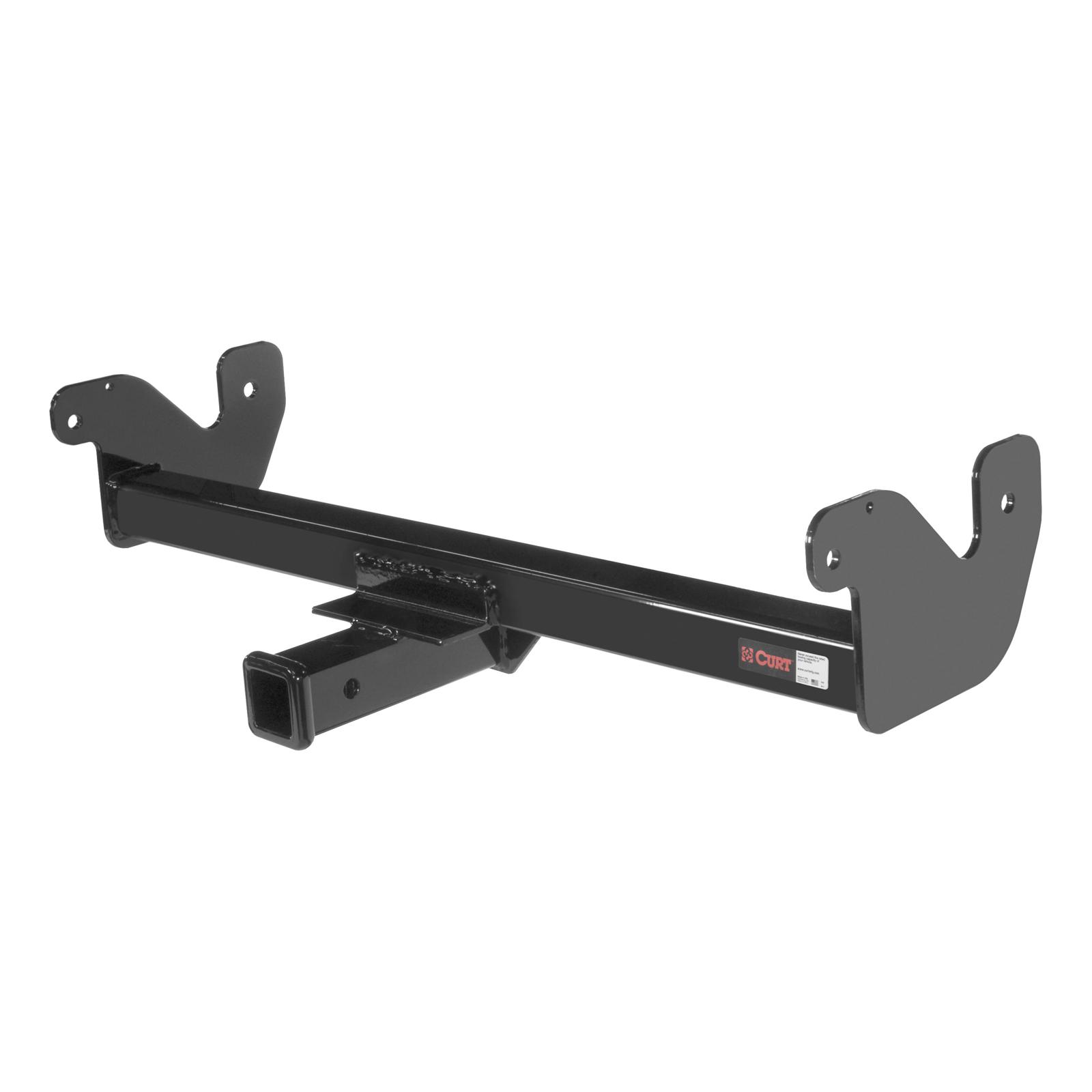 CURT Class 3 Receiver Hitch 31008 Trailer Hitch, III, Front Receiver, 2 in. Receiver, Black, Square Tube, Ford, Each