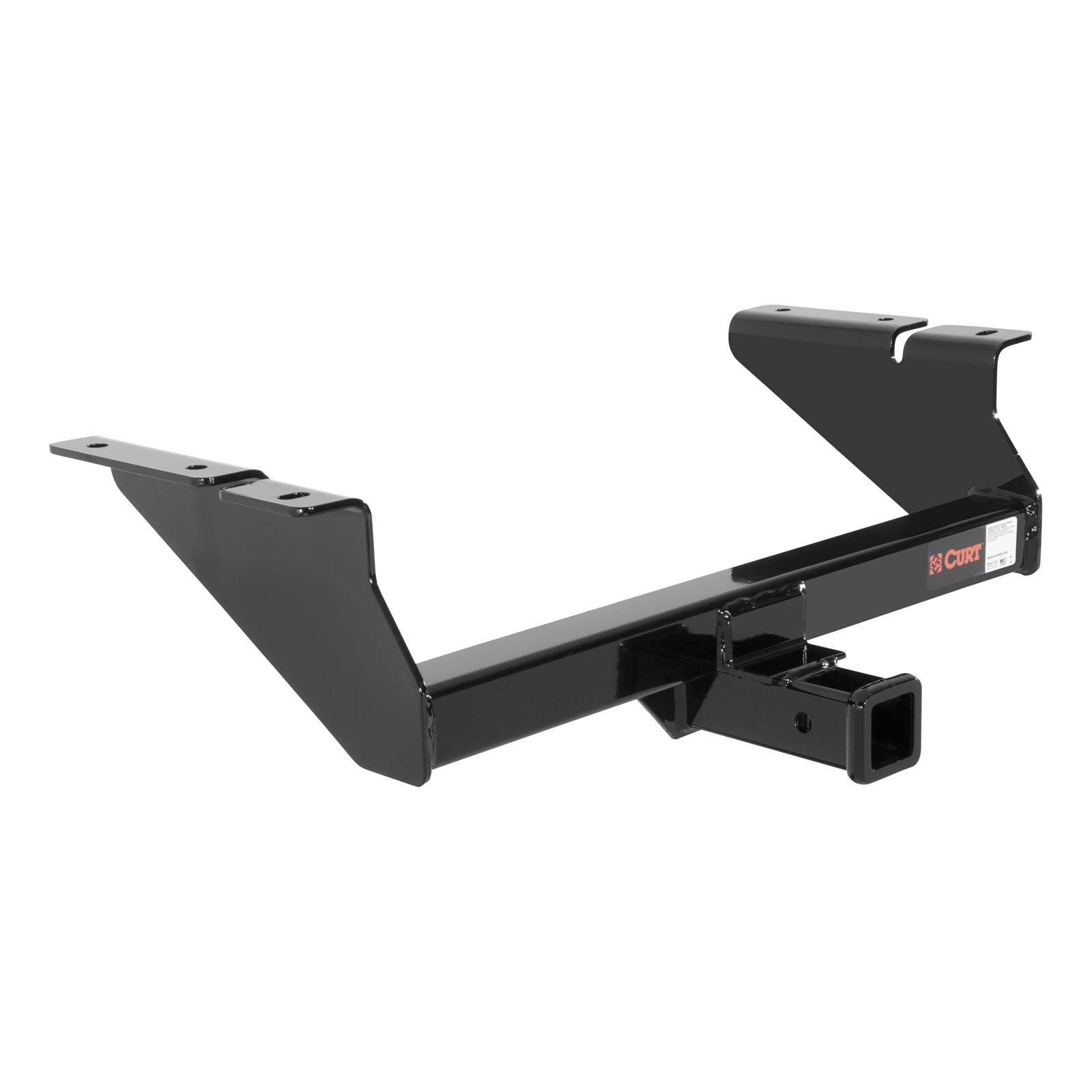 CURT Class 3 Receiver Hitch 31012 Trailer Hitch, III, Front Mounted Receiver, 2 in. Receiver, Black, Square Tube, Cadillac, Chevy, GMC, Each thumbnail 2