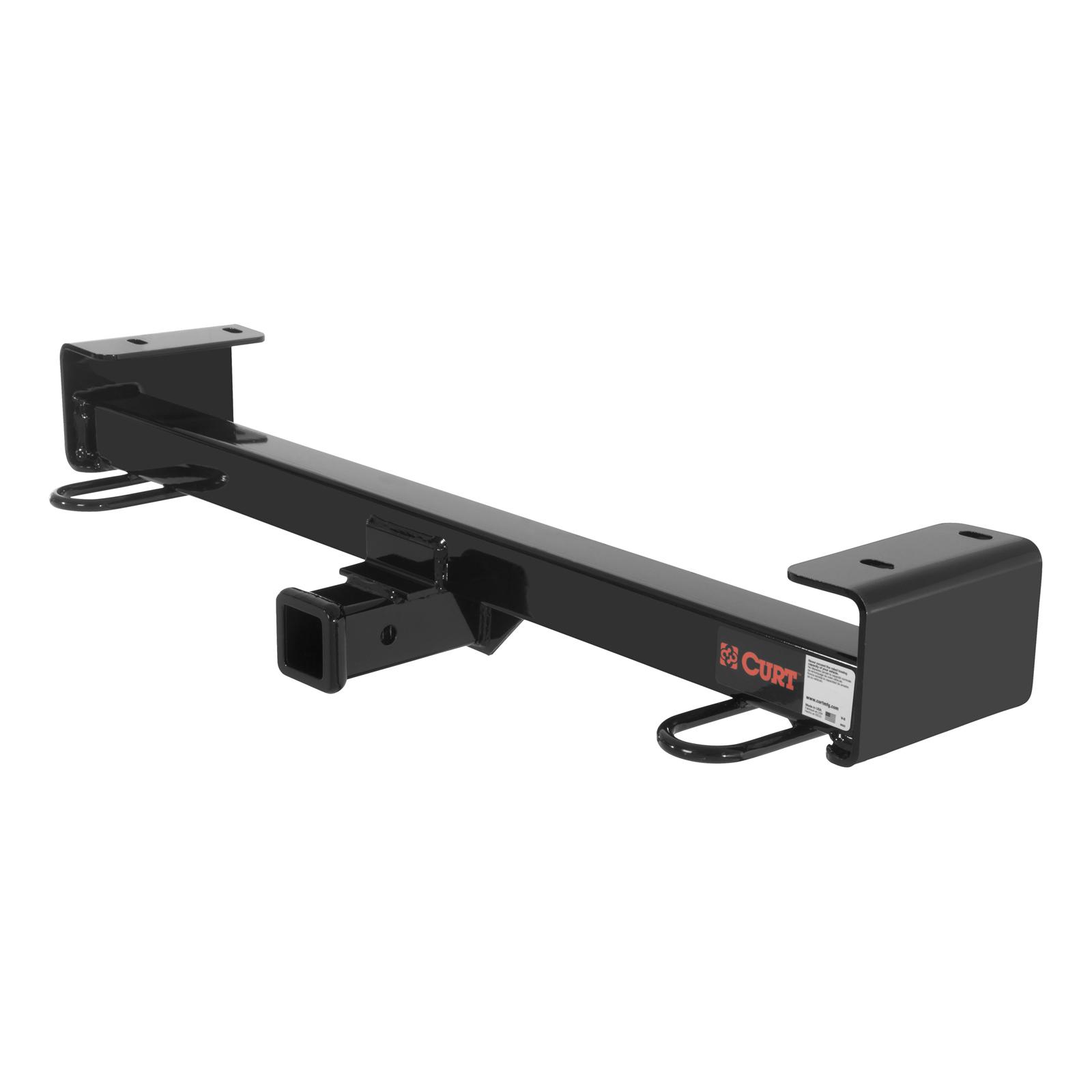 CURT Class 3 Receiver Hitch 31026 Trailer Hitch, III, Front Receiver, 2 in. Receiver, Black, Square Tube, Ford, Each