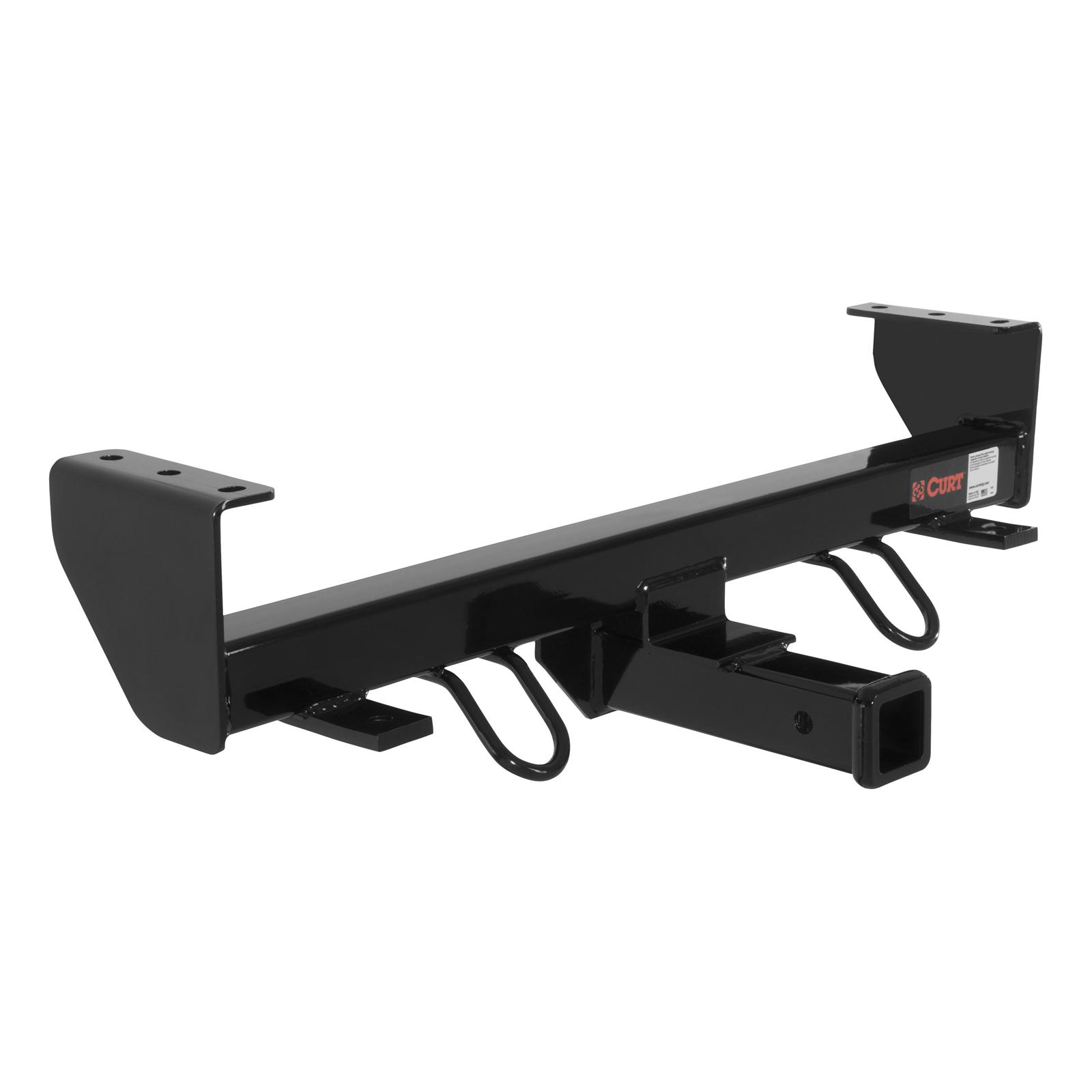 CURT Class 2 Receiver Hitch 31033 Trailer Hitch, III, in. Receiver, Black Powdercoated, Front Mount, Dodge, Jeep, Each thumbnail 2