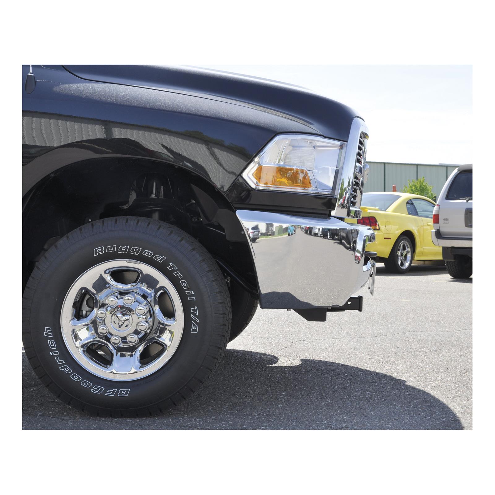 CURT Class 3 Receiver Hitch 31065 Trailer Hitch, III, 2 in. Receiver, Black Powdercoated, Front Mount, Dodge, Ram, Each thumbnail 4