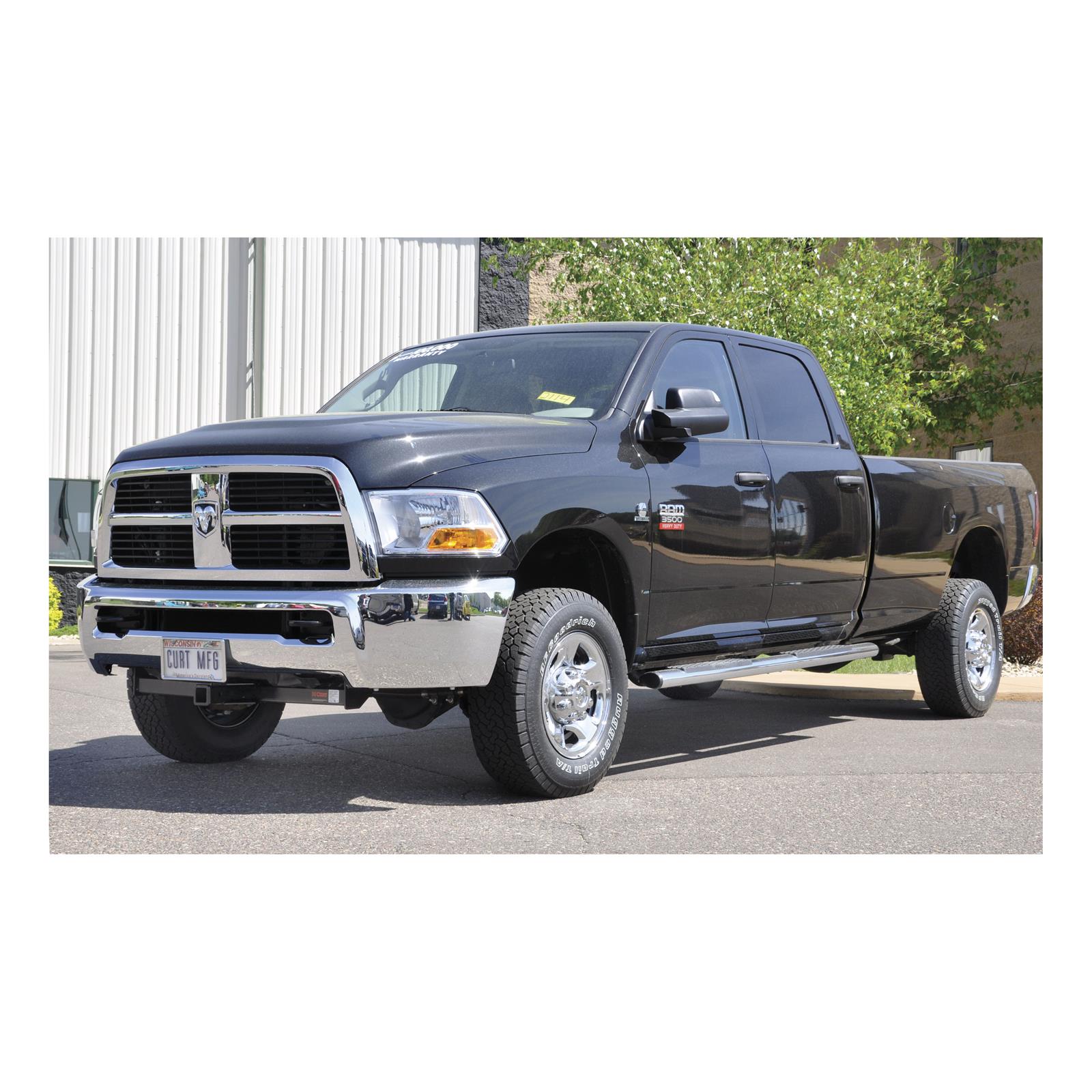 CURT Class 3 Receiver Hitch 31065 Trailer Hitch, III, 2 in. Receiver, Black Powdercoated, Front Mount, Dodge, Ram, Each thumbnail 3