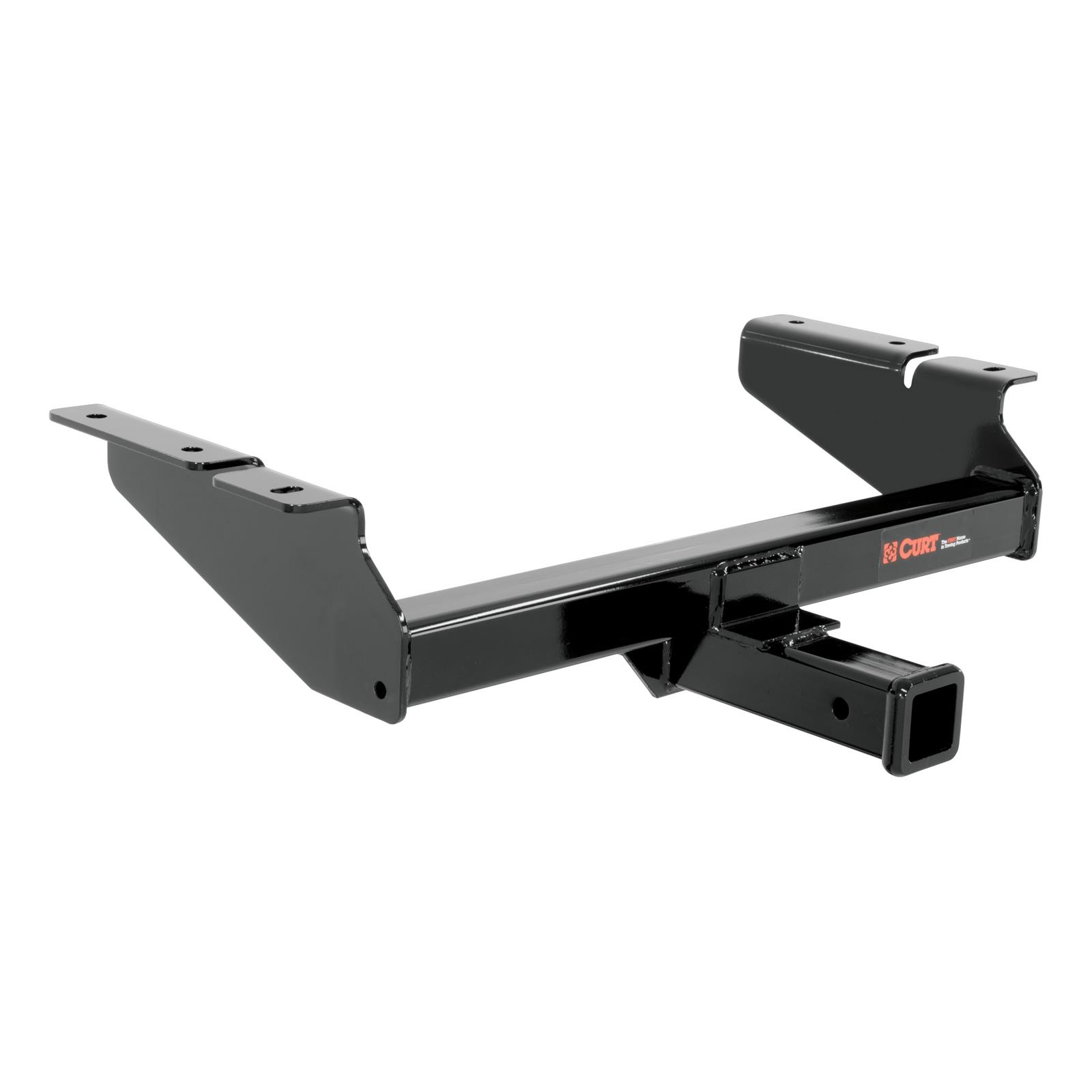CURT Class 3 Receiver Hitch 31073 Trailer Hitch, III, 2 in. Receiver, Black Powdercoated, Front Mount, Chevy, GMC, Each thumbnail 2