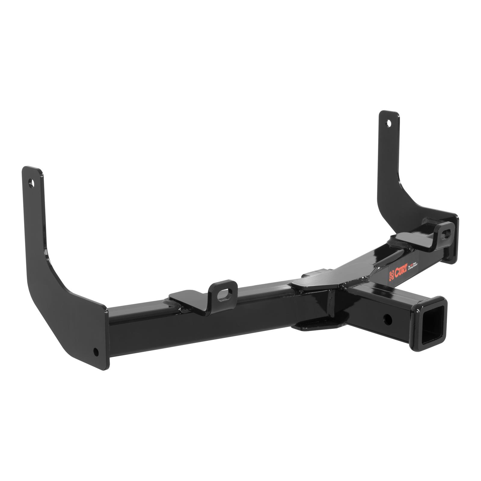 CURT Class 3 Receiver Hitch 31074 Trailer Hitch, Front Mount, 2 in. Receiver, Black Powdercoated, Chevy, GMC, Each thumbnail 2