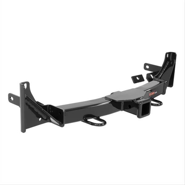 CURT Class 3 Receiver Hitch 31076 Hitch, III, Front Location, 2 in. Receiver, Square Tube Welded, Black Powdercoated, Toyota, Each