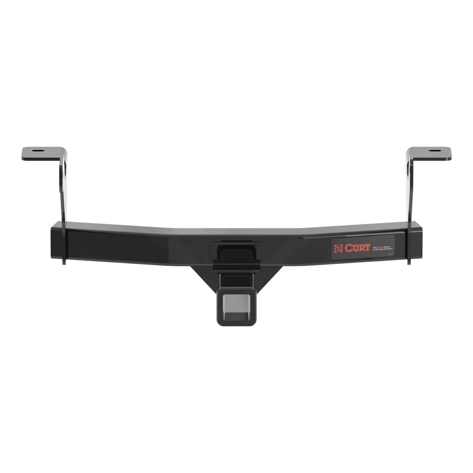 CURT Class 3 Receiver Hitch 31088 Hitch, Front, 3, 2 in. Square, 500 lb. Max Tongue, 5,000 lb. Max Trailer, Round Tube Welded, Black Powdercoated, Chevy, GMC, Each thumbnail 3
