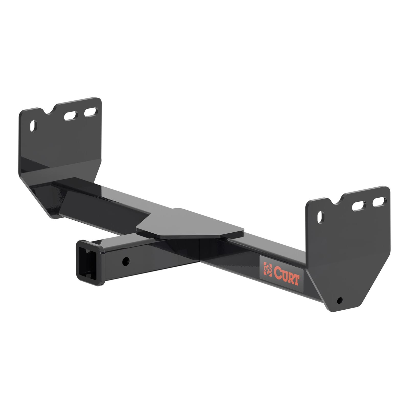 CURT Class 3 Receiver Hitch 31093 Trailer Hitch, III, 2 in. Receiver, Front Mount, Black Powdercoated, Square Tube, 500 lb. Max Tongue, 5,000 Max Trailer, Ram, Each
