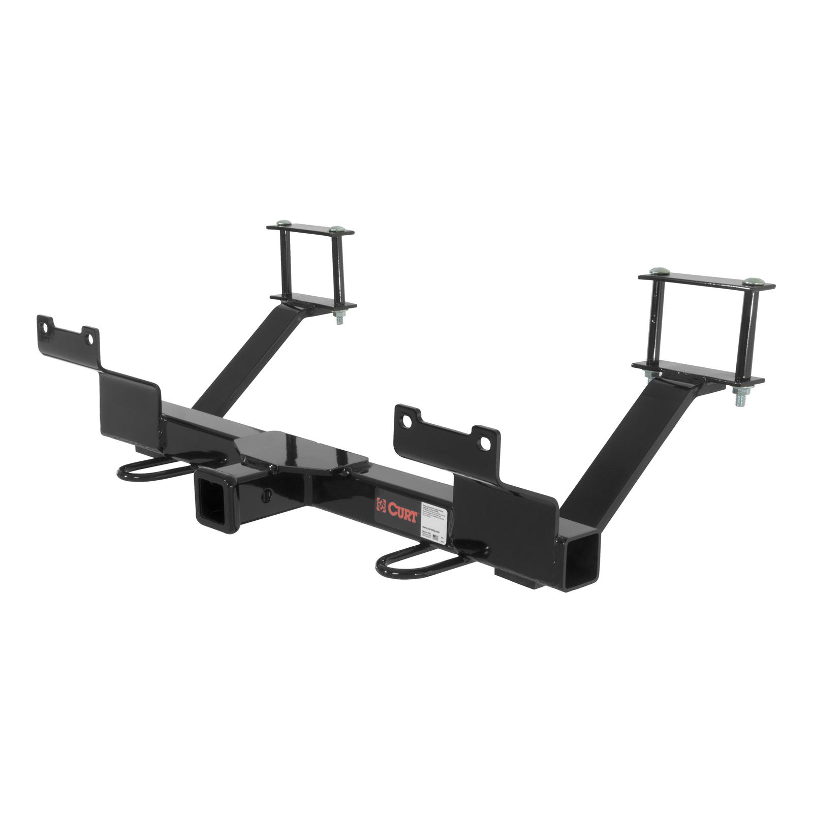 CURT Class 3 Receiver Hitch 31230 Trailer Hitch, III, Front Receiver, 2 in. Receiver, Black, Square Tube, Dodge, Each