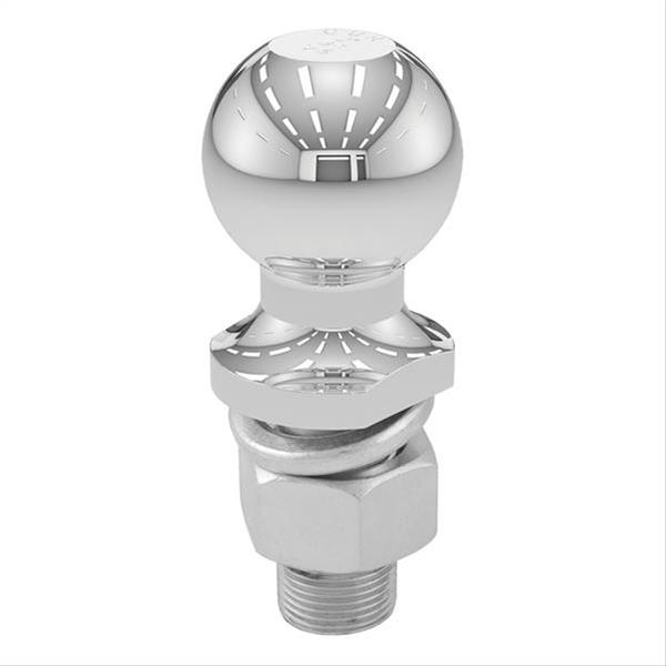 CURT Hitch Balls 40004 Ball, Chrome, 2 in. Ball, 1 in. Diameter Shank, 2.125 in. Length Shank, 6,000 lbs., Each thumbnail 2