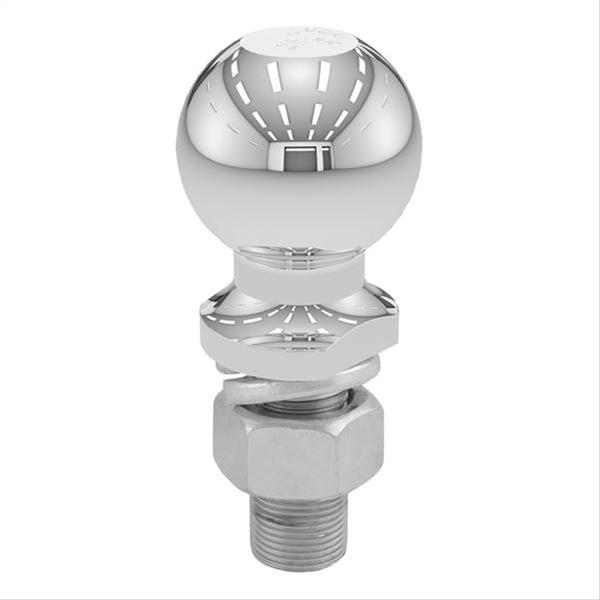 CURT Hitch Balls 40007 Ball, Chrome, 2 5/16 in. Ball, 1 in. Diameter Shank, 2.250 in. Length Shank, 10,000 lbs., Each