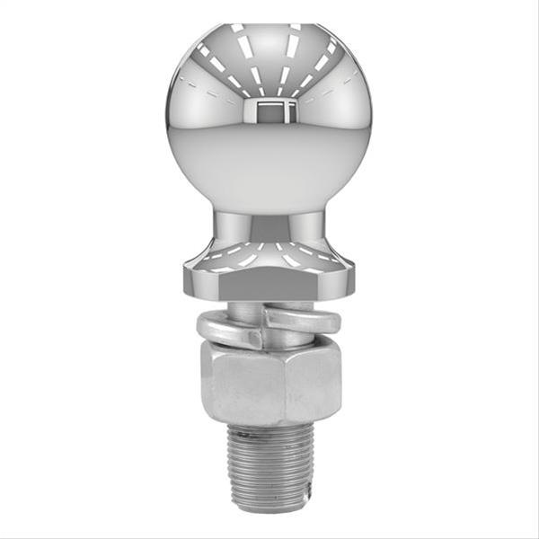 CURT Hitch Balls 40007 Ball, Chrome, 2 5/16 in. Ball, 1 in. Diameter Shank, 2.250 in. Length Shank, 10,000 lbs., Each thumbnail 2