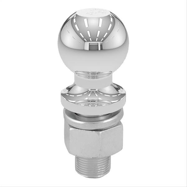 CURT Hitch Balls 40008 Ball, 2 5/16 in. Diameter, 20,000 lbs. Rating, Steel, Chrome, 1.250 in. Shank Diameter, Each