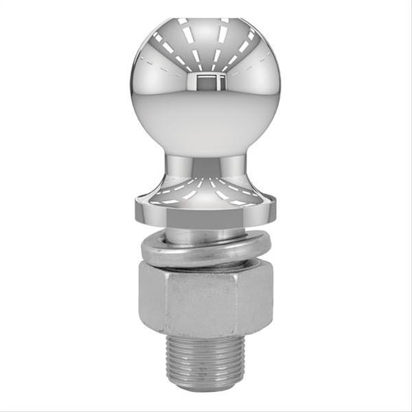 CURT Hitch Balls 40008 Ball, 2 5/16 in. Diameter, 20,000 lbs. Rating, Steel, Chrome, 1.250 in. Shank Diameter, Each thumbnail 2