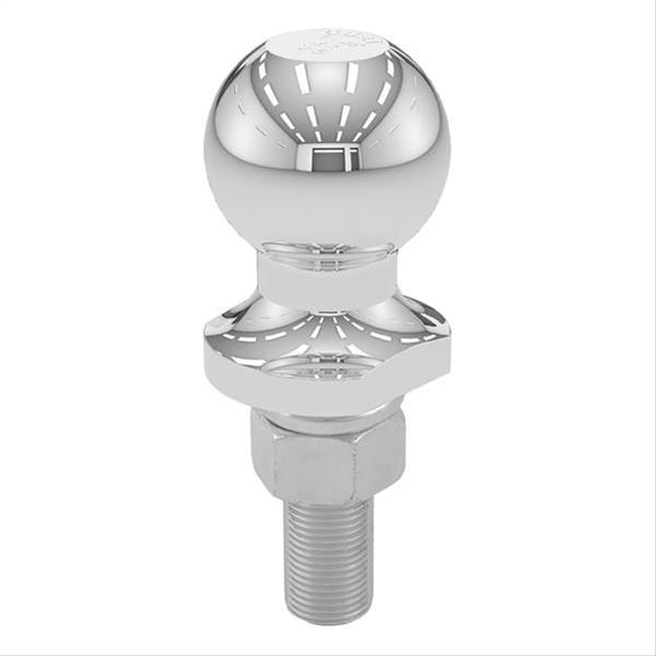 CURT Hitch Balls 40015 Ball, Chrome, 1 7/8 in. Ball, 0.750 in. Diameter Shank, 2.125 in. Length Shank, 2,000 lbs., Each