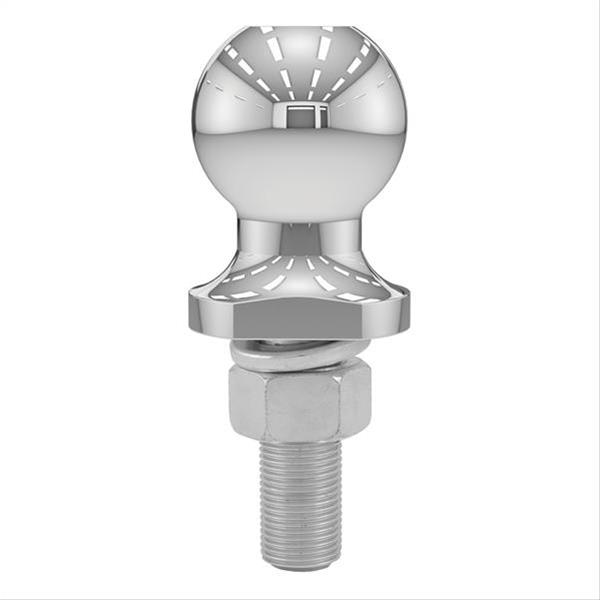 CURT Hitch Balls 40015 Ball, Chrome, 1 7/8 in. Ball, 0.750 in. Diameter Shank, 2.125 in. Length Shank, 2,000 lbs., Each thumbnail 2