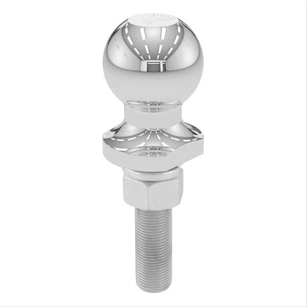 CURT Hitch Balls 40016 Ball, Chrome, 1 7/8 in. Ball, 0.750 in. Diameter Shank, 3 in. Length Shank, 2,000 lbs., Each