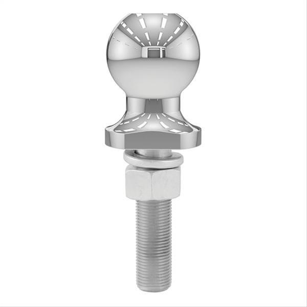 CURT Hitch Balls 40016 Ball, Chrome, 1 7/8 in. Ball, 0.750 in. Diameter Shank, 3 in. Length Shank, 2,000 lbs., Each thumbnail 2