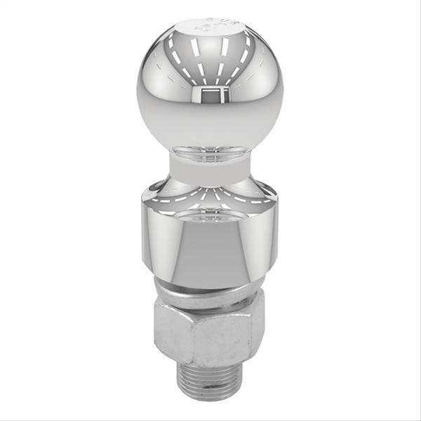 CURT Hitch Balls 40033 Ball, Chrome, 2 in. Ball, 1 in. Diameter Shank, 2.125 in. Length Shank, 6,000 lbs., Each thumbnail 2