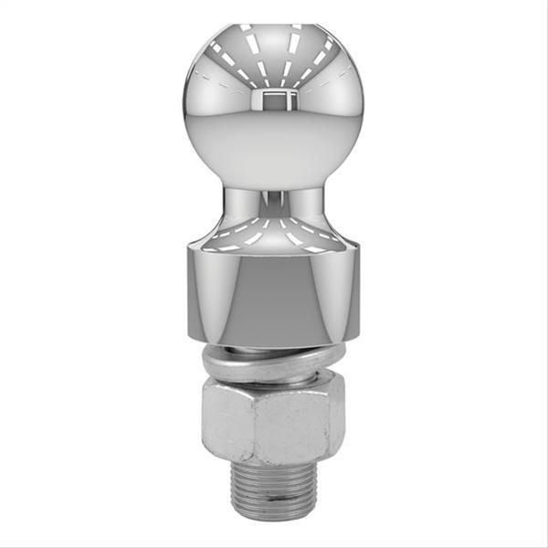 CURT Hitch Balls 40033 Ball, Chrome, 2 in. Ball, 1 in. Diameter Shank, 2.125 in. Length Shank, 6,000 lbs., Each
