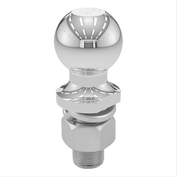 CURT Hitch Balls 40037 Ball, Chrome, 2 in. Ball, 1 in. Diameter Shank, 2.125 in. Length Shank, 7,500 lbs., Each thumbnail 2