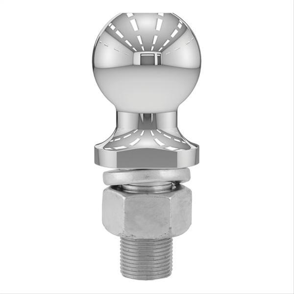 CURT Hitch Balls 40038 Ball, Chrome, 2 in. Ball, 1 in. Diameter Shank, 2.250 in. Length Shank, 12,000 lbs., Each thumbnail 2
