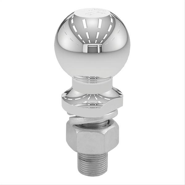 CURT Hitch Balls 40039 Ball, Chrome, 2 5/16 in. Ball, 1 in. Diameter Shank, 2.250 in. Length Shank, 12,000 lbs., Each thumbnail 2