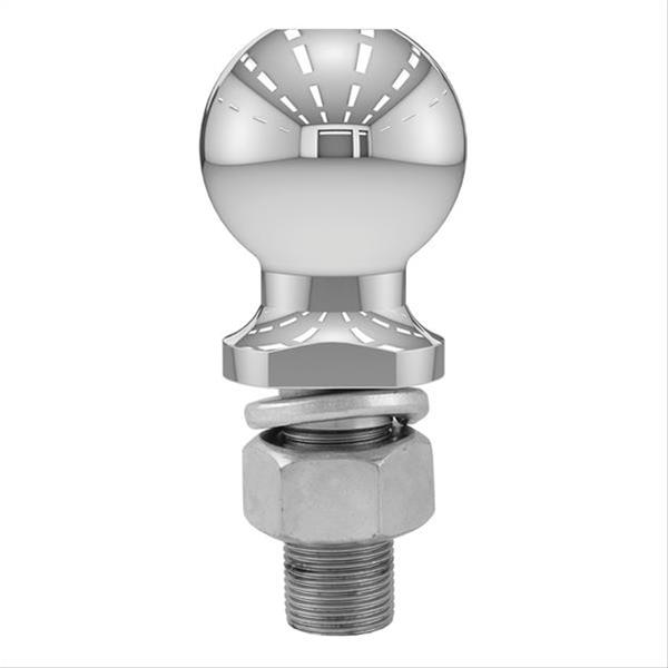 CURT Hitch Balls 40039 Ball, Chrome, 2 5/16 in. Ball, 1 in. Diameter Shank, 2.250 in. Length Shank, 12,000 lbs., Each