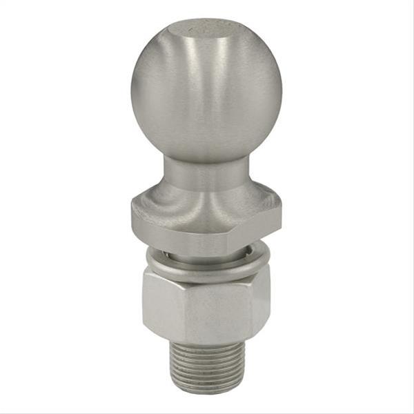 CURT Hitch Balls 40051 Ball, Stainless Steel, 1 7/8 in. Ball, 1 in. Diameter Shank, 2.125 in. Length Shank, 3,500 lbs., Each thumbnail 2