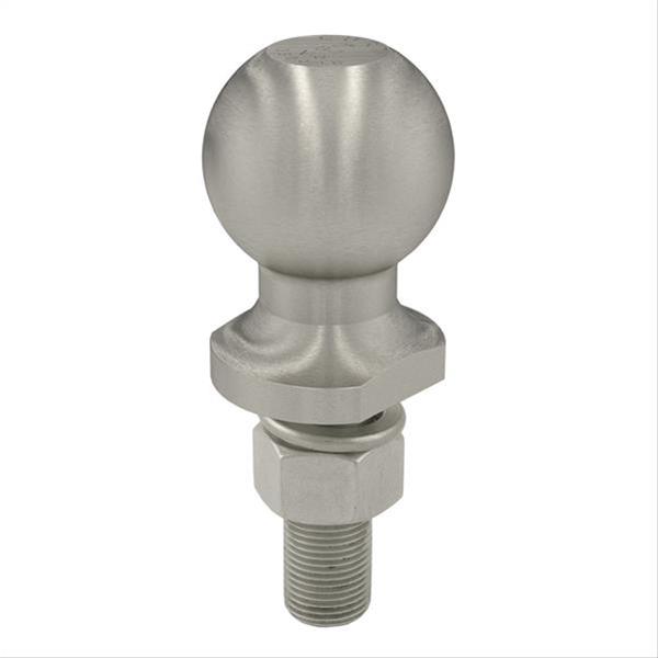 CURT Hitch Balls 40052 Ball, Stainless Steel, 2 in. Ball, 0.750 in. Diameter Shank, 2.125 in. Length Shank, 3,500 lbs., Each thumbnail 2
