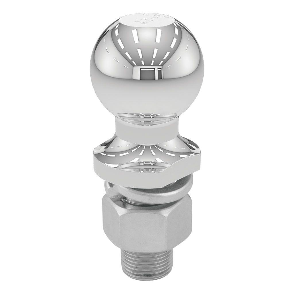 Curt Manufacturing Hitch Balls 40070 Trailer Ball, 2" Trailer Ball (1" x 2-1/8" Shank, 7,500 lbs., Chrome, Packaged)