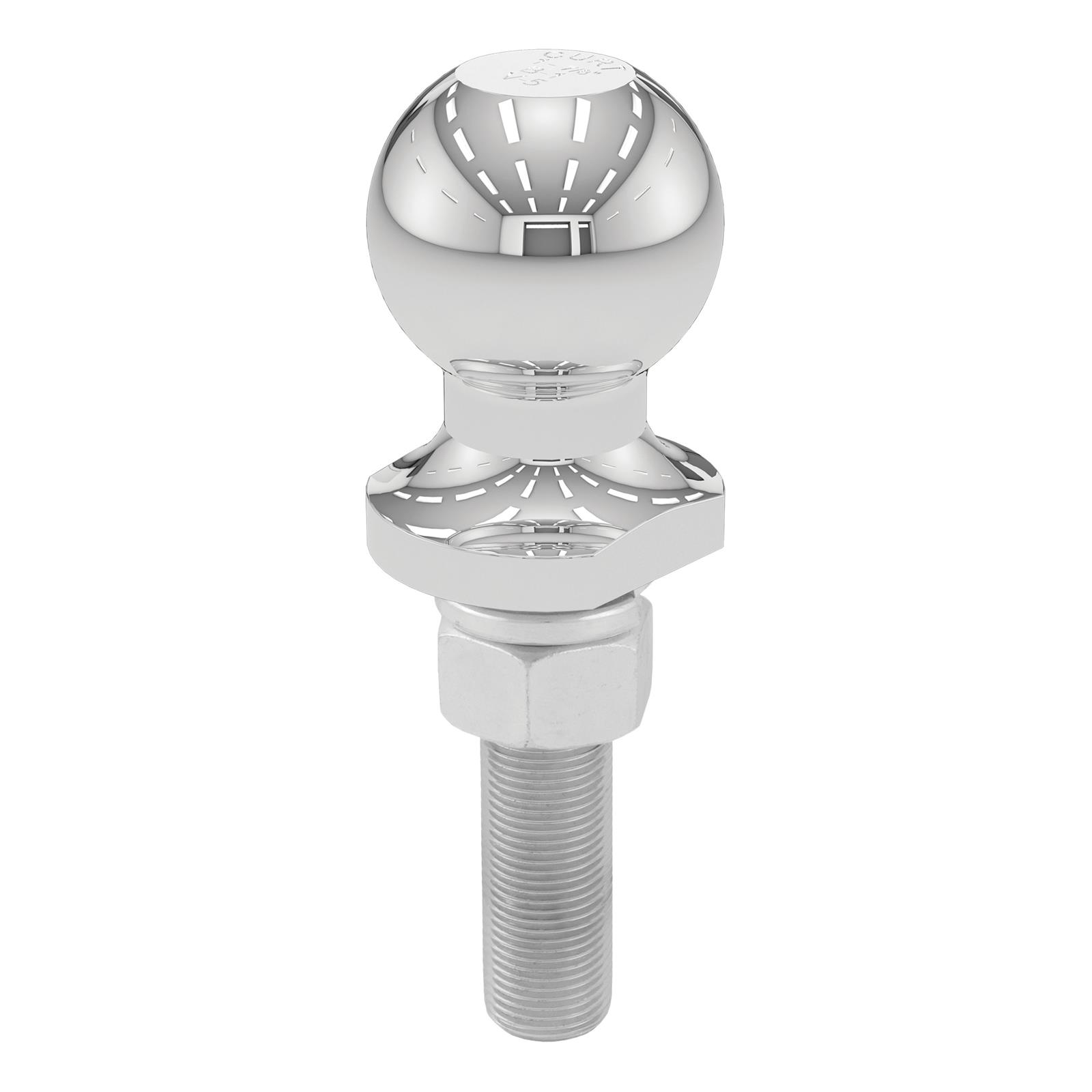CURT Hitch Balls 40071 Ball, Chrome, 1 7/8 in. Ball, 0.750 in. Diameter Shank, 3 in. Length Shank, 2,000 lbs., Each
